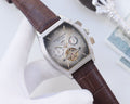 Vacheron Constantin Brown Silver Dial Strap Watch
