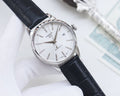 Tissot Silver Black White Dial Strap Watch